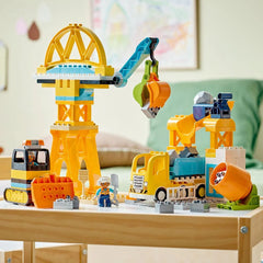 LEGO® DUPLO® Șantier Și Vehicule De Construcții 3 În 1