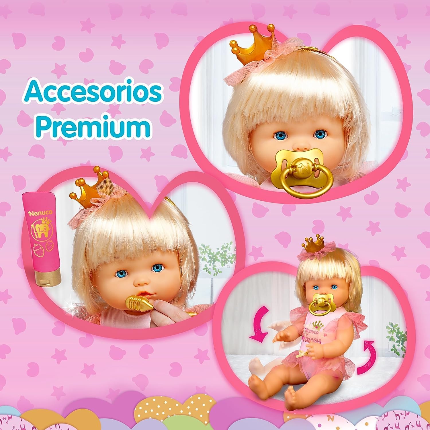 Papusa bebelus Nenuco Princess, NFN61000