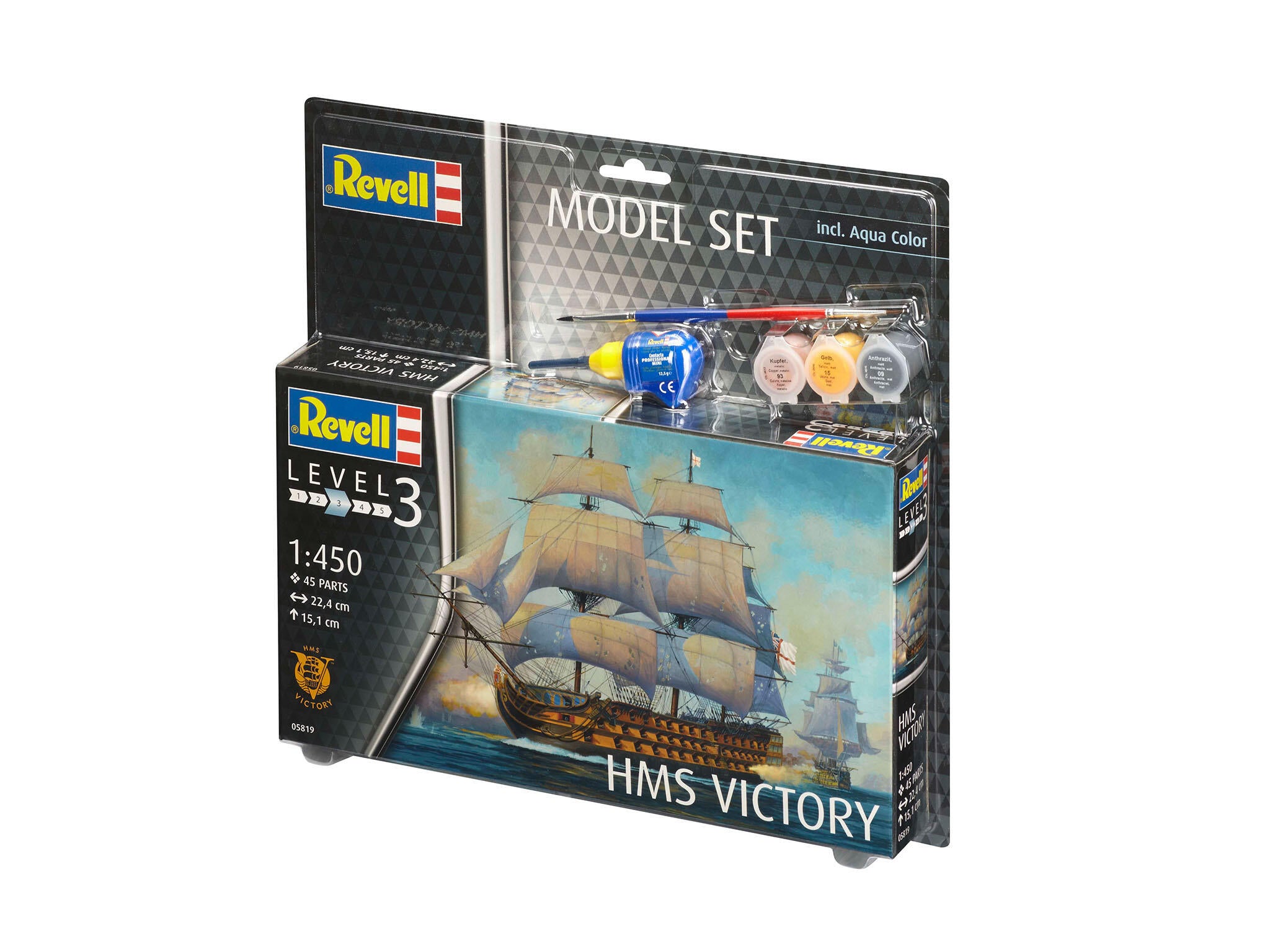 Revell Modell Set Hms Victory Scara 1:450 Rev65819