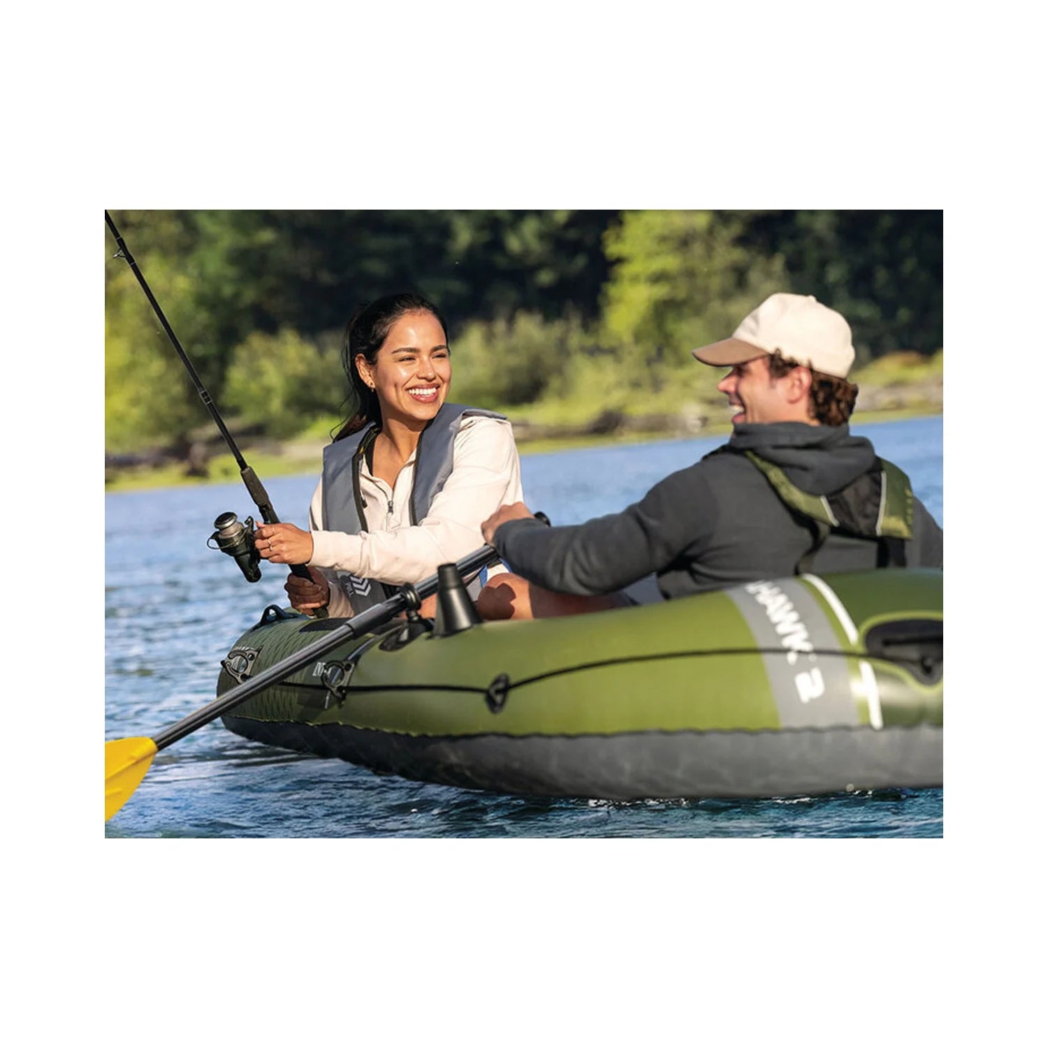 INTEX Set Barca Seahawk 2 Ix66332Np