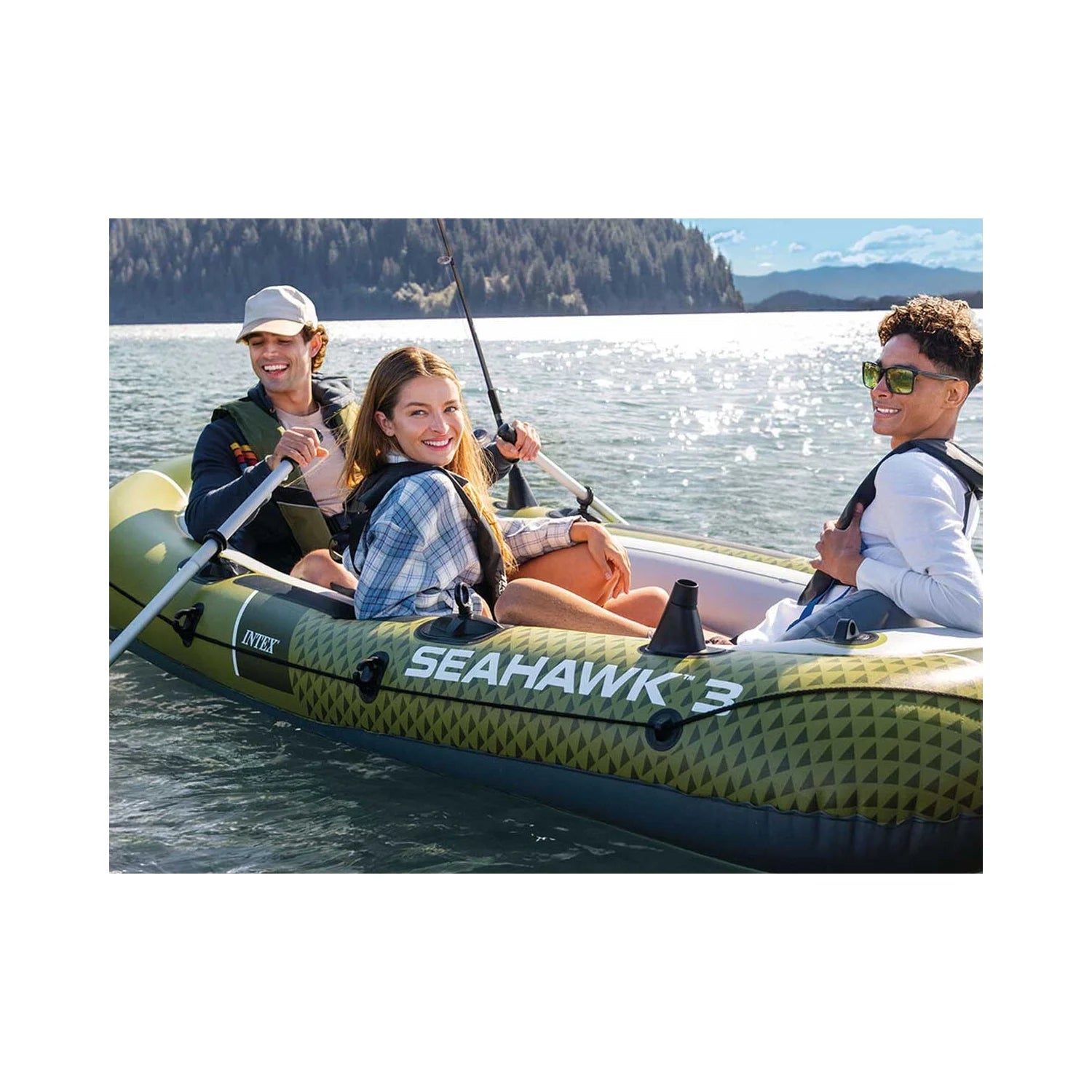 INTEX Set Barca Seahawk 3 Ix66333Np