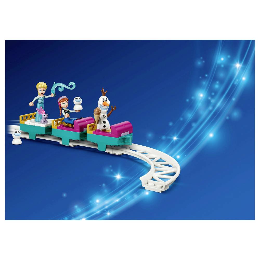 LEGO® Disney Frozen - Aventură Cu Sania Pe Șine La Castelul De Gheață Al Elsei