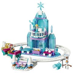 LEGO® Disney Frozen - Aventură Cu Sania Pe Șine La Castelul De Gheață Al Elsei