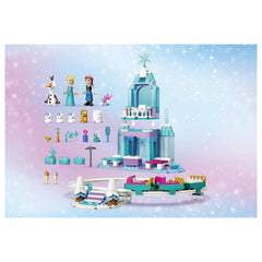LEGO® Disney Frozen - Aventură Cu Sania Pe Șine La Castelul De Gheață Al Elsei