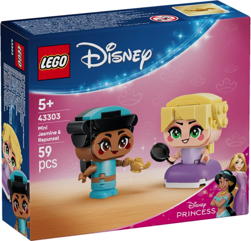 LEGO® Disney Princess – Miniprincesele Jasmine și Rapunzel