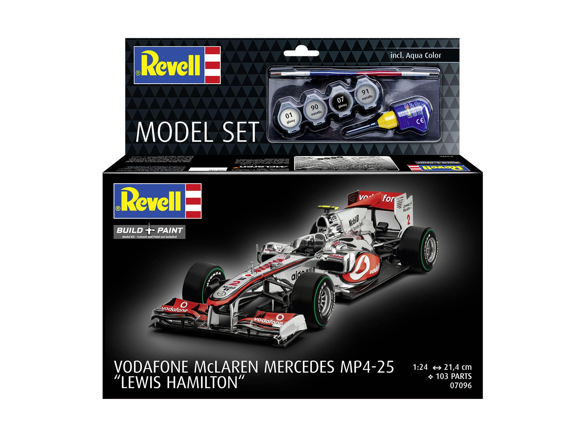 Set Macheta Revell Masina Mclaren Mercedes Mp4-25 Lewis Hamilton Scara 1:24 Rev67096