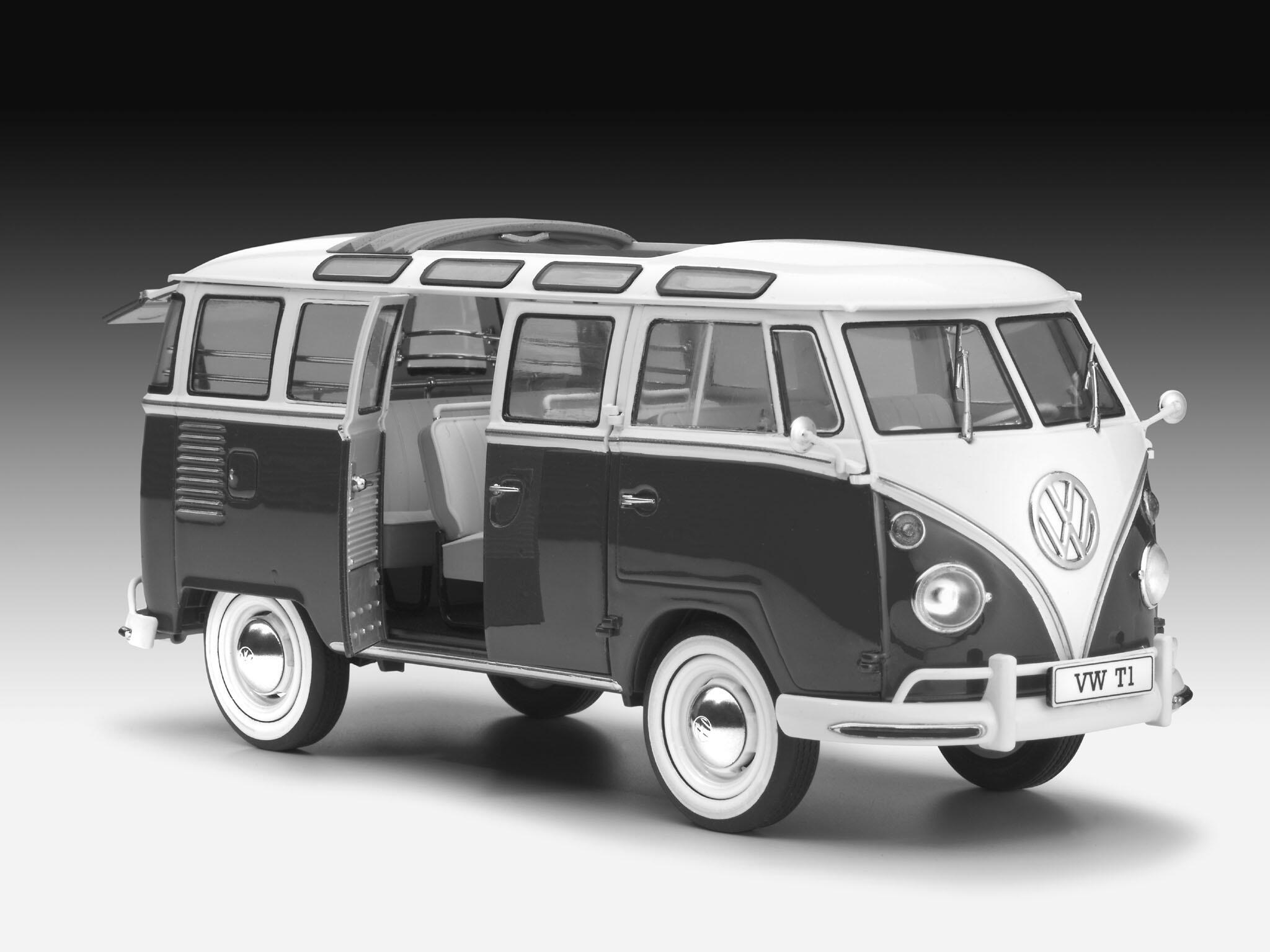 Revell Kit Volkswagen T1 Samba Bus Scara 1:24 Rev67399