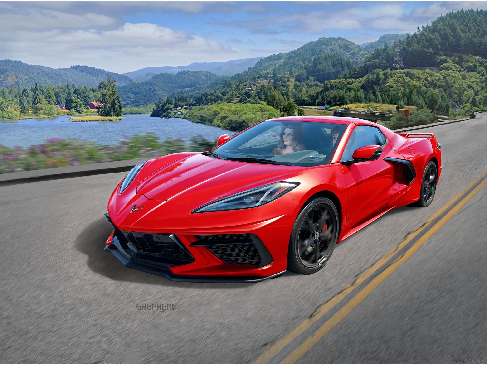Revell Kit Set Corvette C8 Coupe Scara 1:25 Rev67714