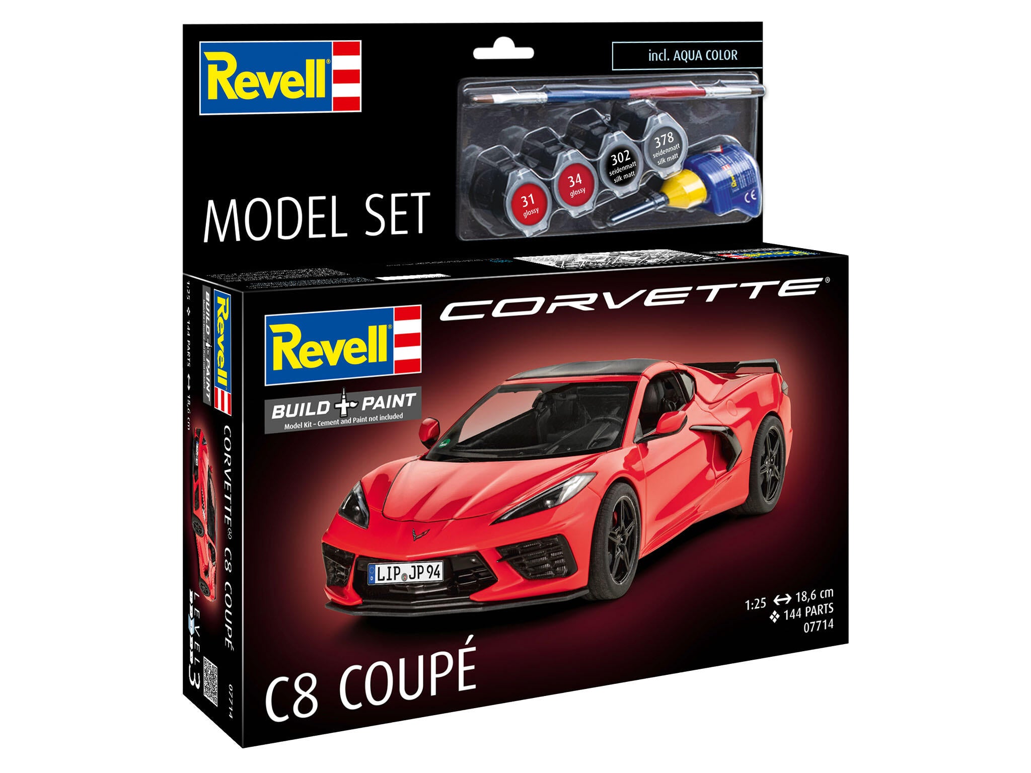 Revell Kit Set Corvette C8 Coupe Scara 1:25 Rev67714