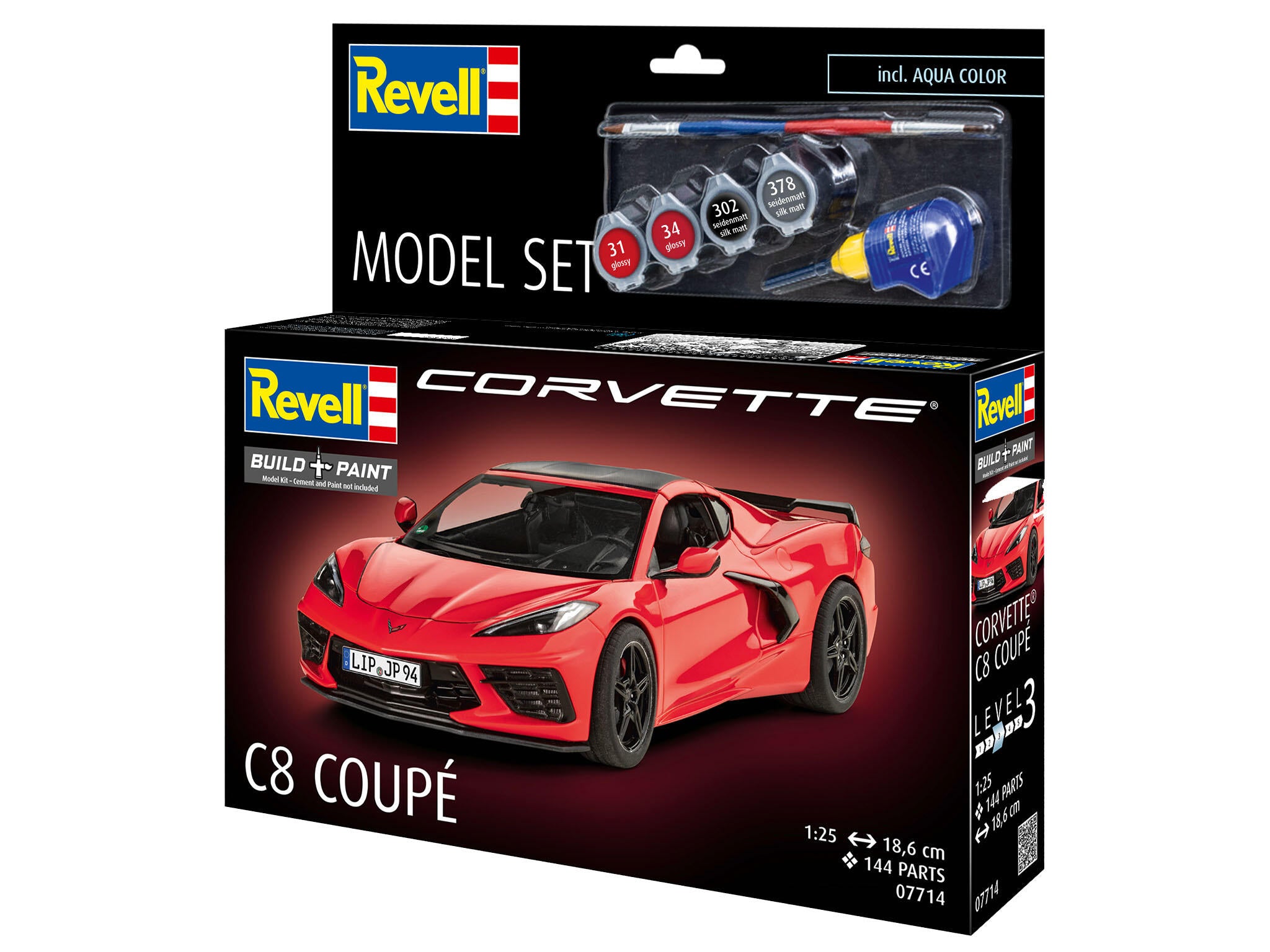 Revell Kit Set Corvette C8 Coupe Scara 1:25 Rev67714
