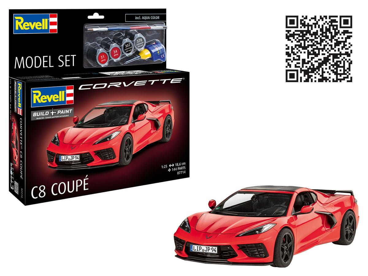Revell Kit Set Corvette C8 Coupe Scara 1:25 Rev67714