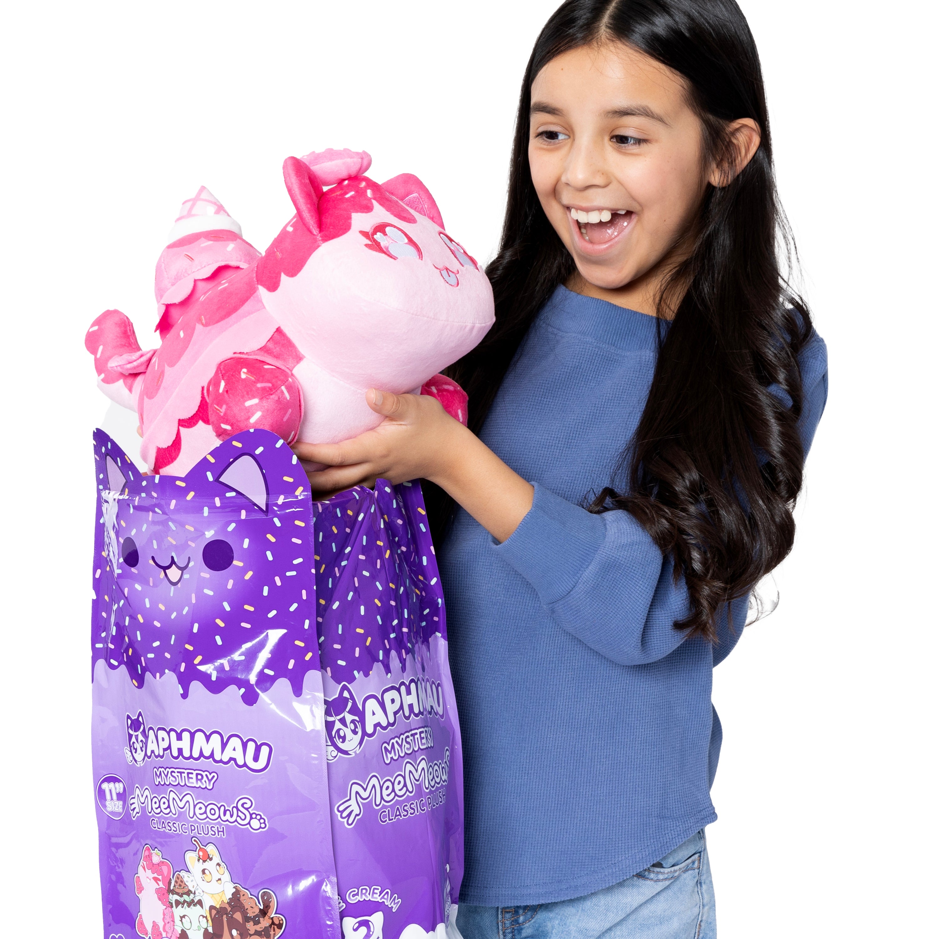 Plus Aphmau 28 cm MeeMeow Mystery Plush Ice Cream Seria Inghetata – Aphmau & Prietenii 6800