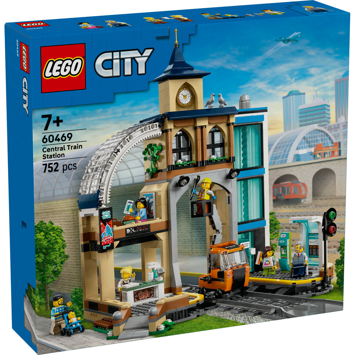 LEGO® City - Gara centrala 60469, 752 piese