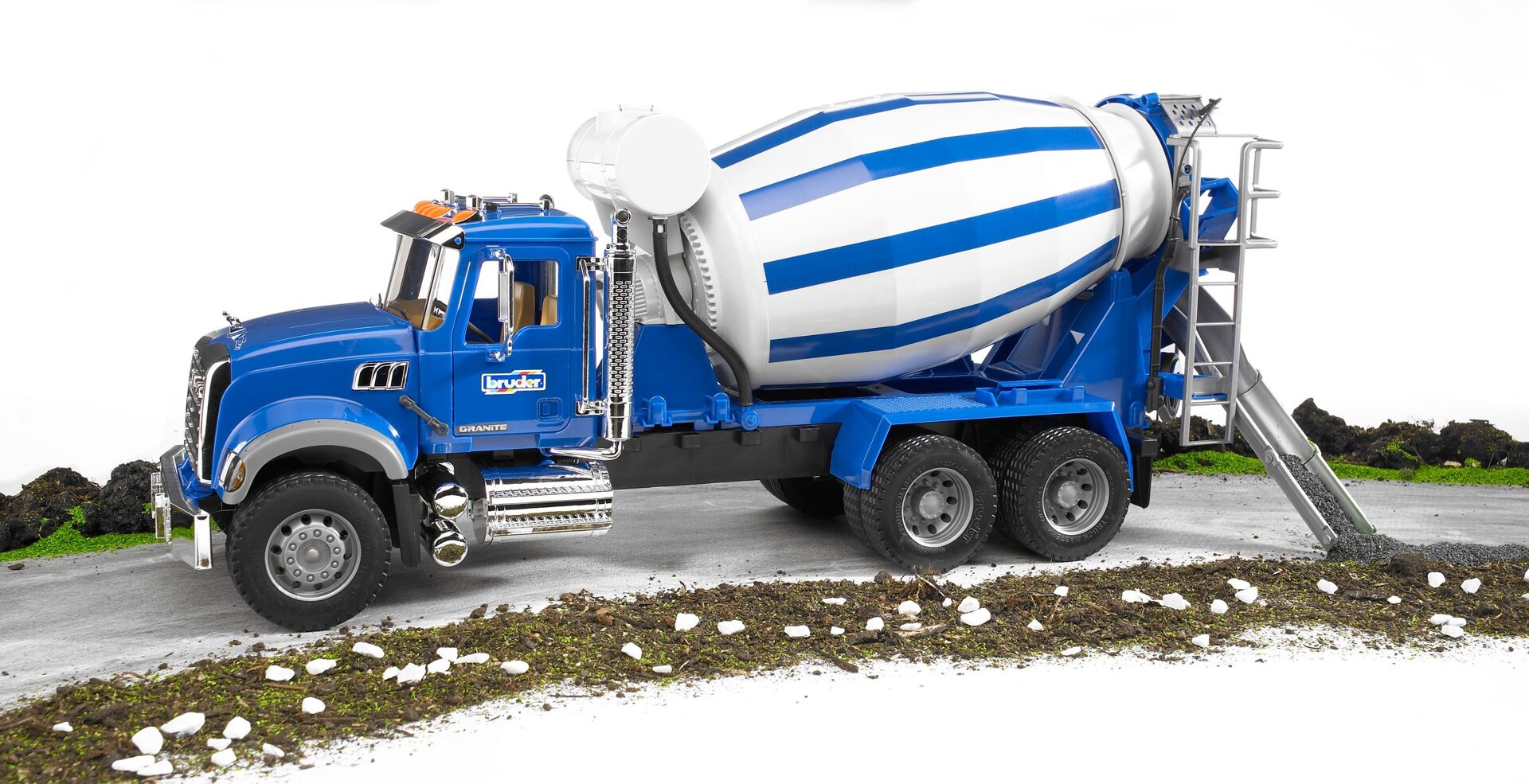 Betoniera Bruder - Mack Granite, 1:16 02814