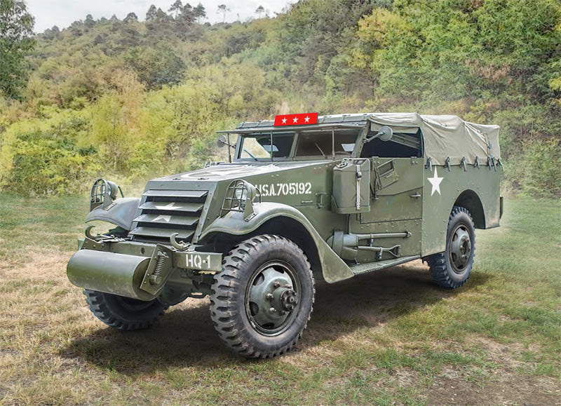 MACHETA  ITALERI VEHICULE MILITARE M3A1 SCOUT CAR SCARA 1:72 IT7063S