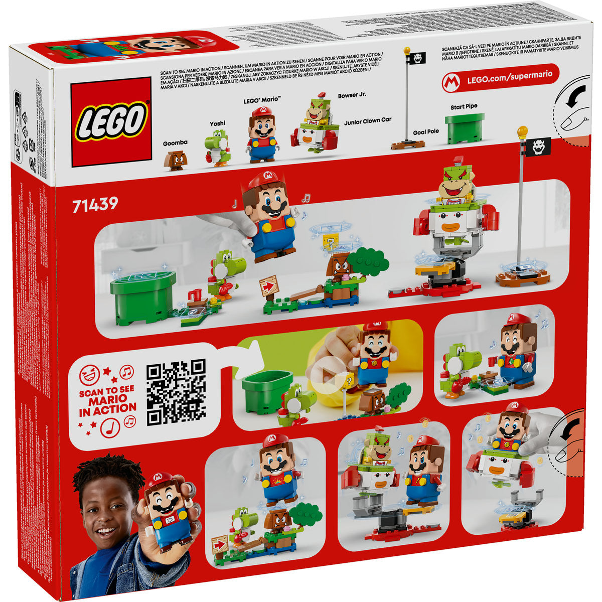 LEGO® Super Mario - Aventuri cu LEGO® Mario™ interactiv 71439, 218 piese