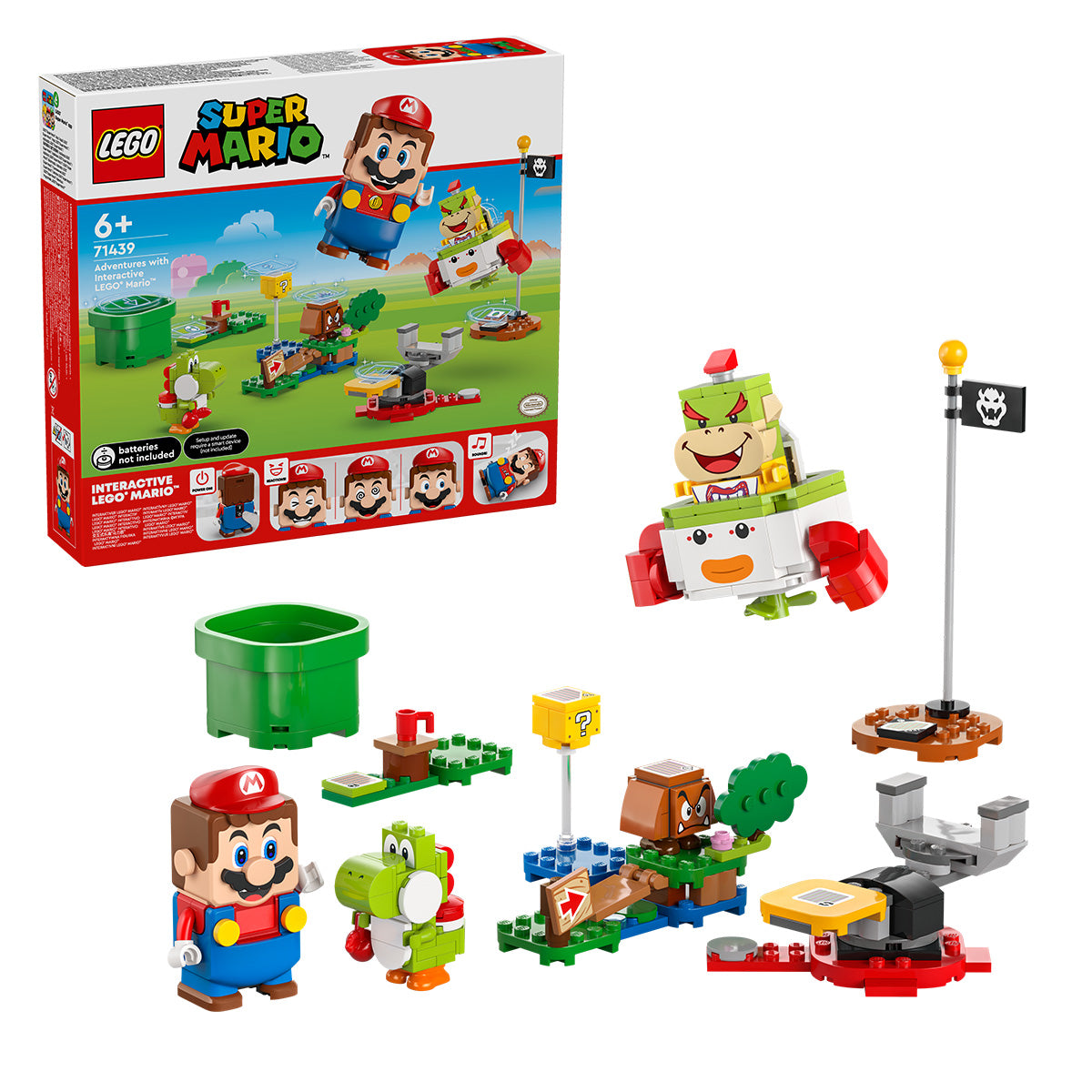 LEGO® Super Mario - Aventuri cu LEGO® Mario™ interactiv 71439, 218 piese