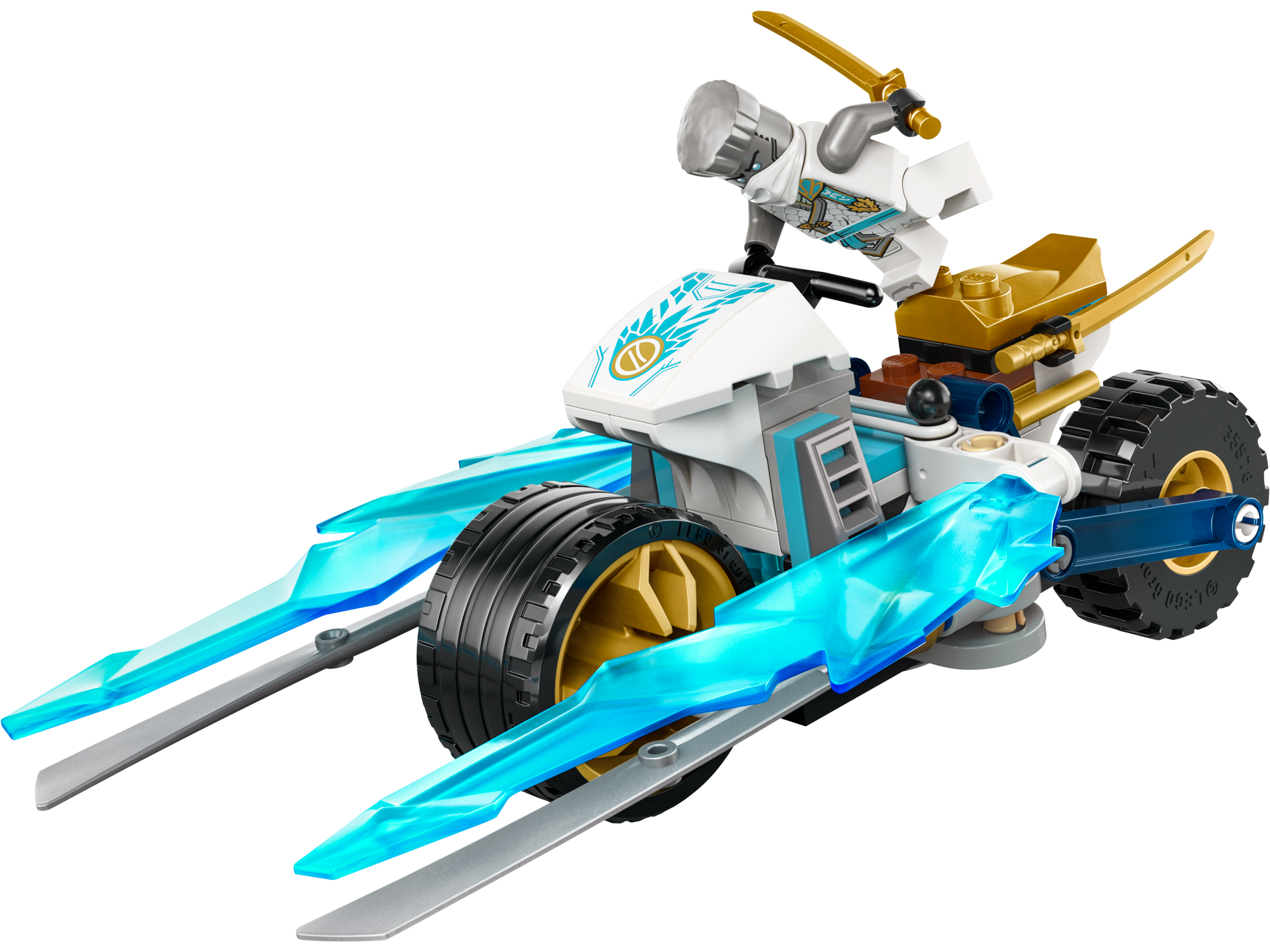 LEGO® Ninjago® - Motocicleta de gheata a lui Zane 71816, 84 piese