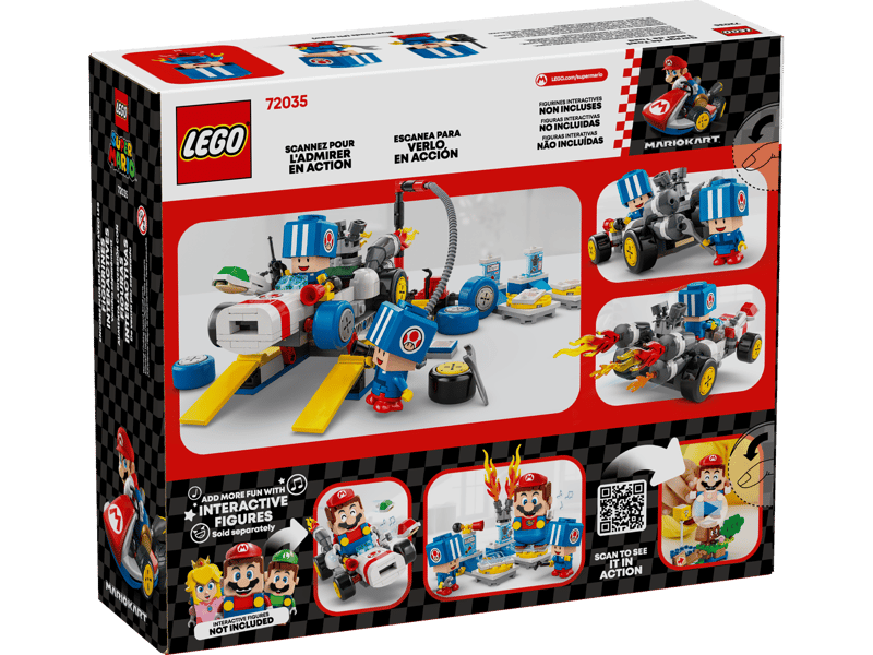 LEGO® Super Mario™ - Mario Kart™ – Garajul lui Toad 72035, 390 piese