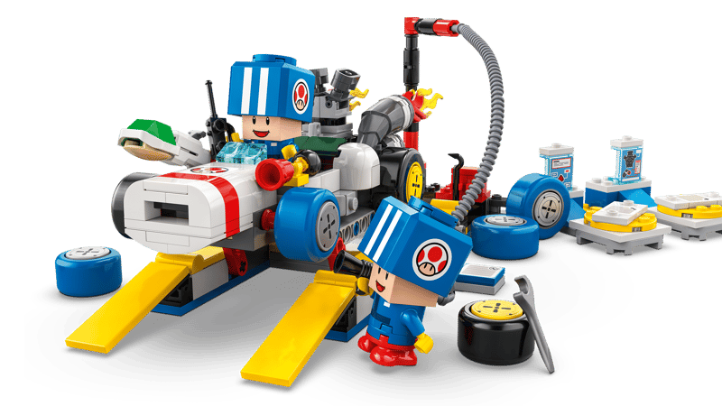 LEGO® Super Mario™ - Mario Kart™ – Garajul lui Toad 72035, 390 piese