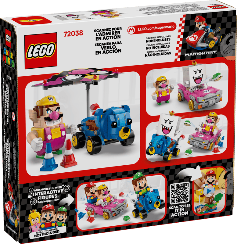 LEGO® Super Mario - Mario Kart™ – Wario si King Boo 72038, 512 piese