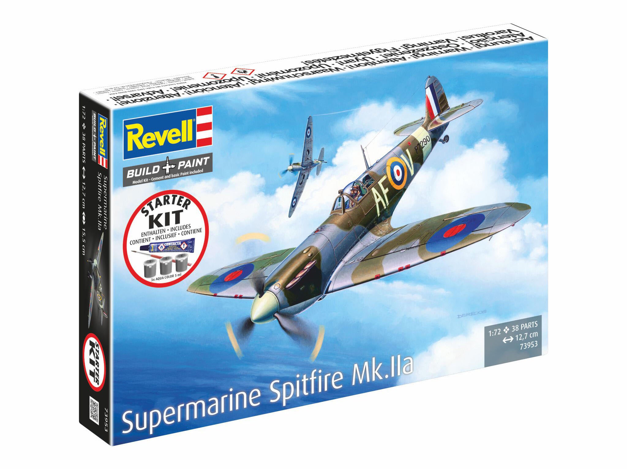 Revell Kit Starter Spitfire Mk  Scara 1:72 Rev73953