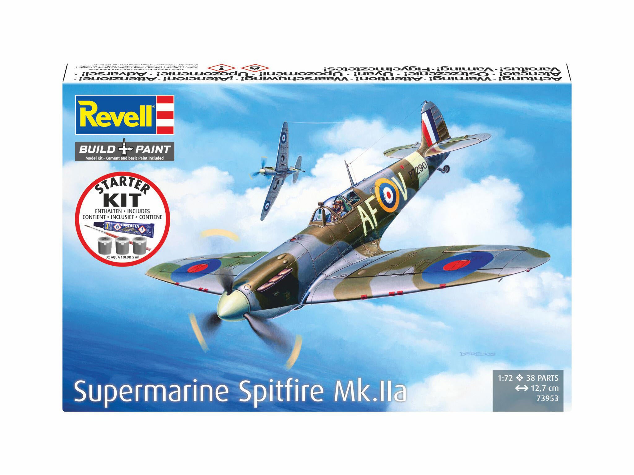 Revell Kit Starter Spitfire Mk  Scara 1:72 Rev73953
