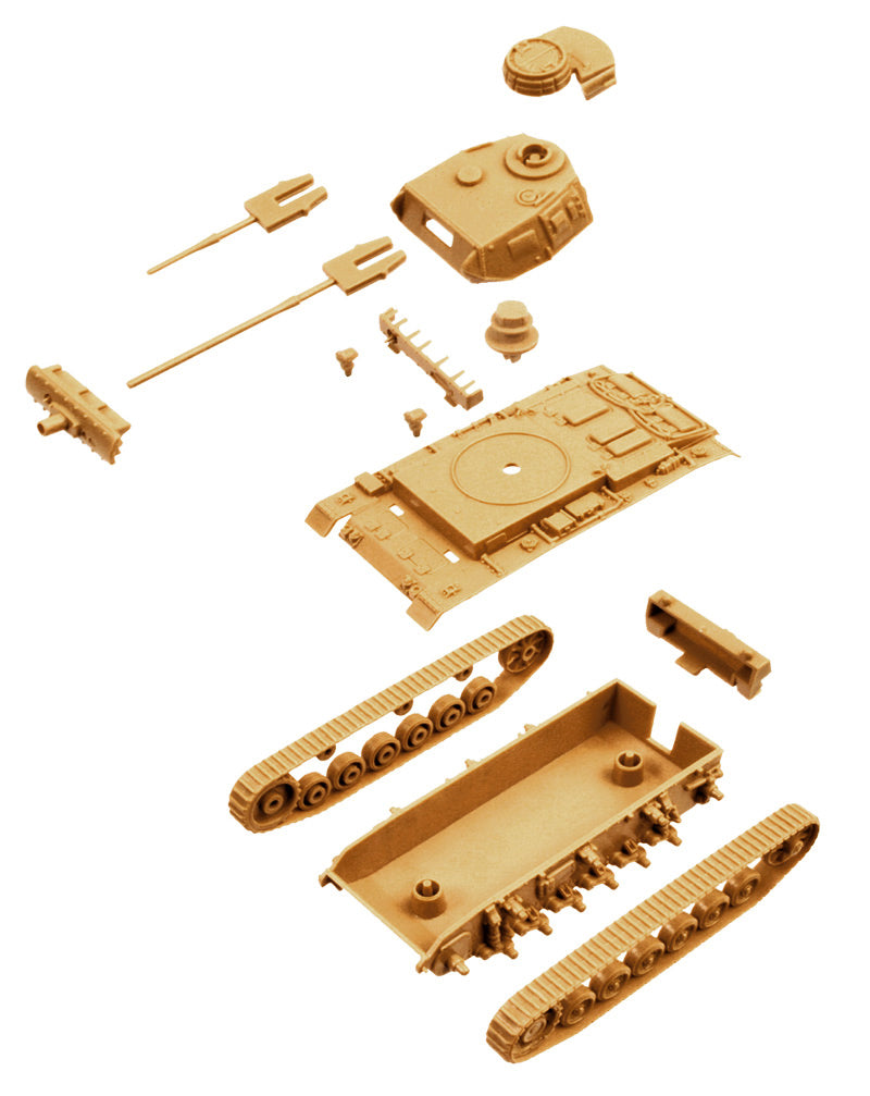 MACHETA  ITALERI VEHICULE MILITARE PZ.KPFW. III AUSF. J SCARA 1:72 IT7507S