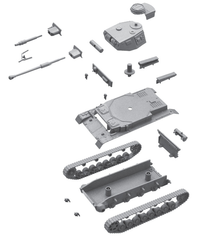 MACHETA  ITALERI VEHICULE MILITARE SD. KFZ. 161 PZ. KPFW. IV F1-F2 SCARA 1:72 IT7514S