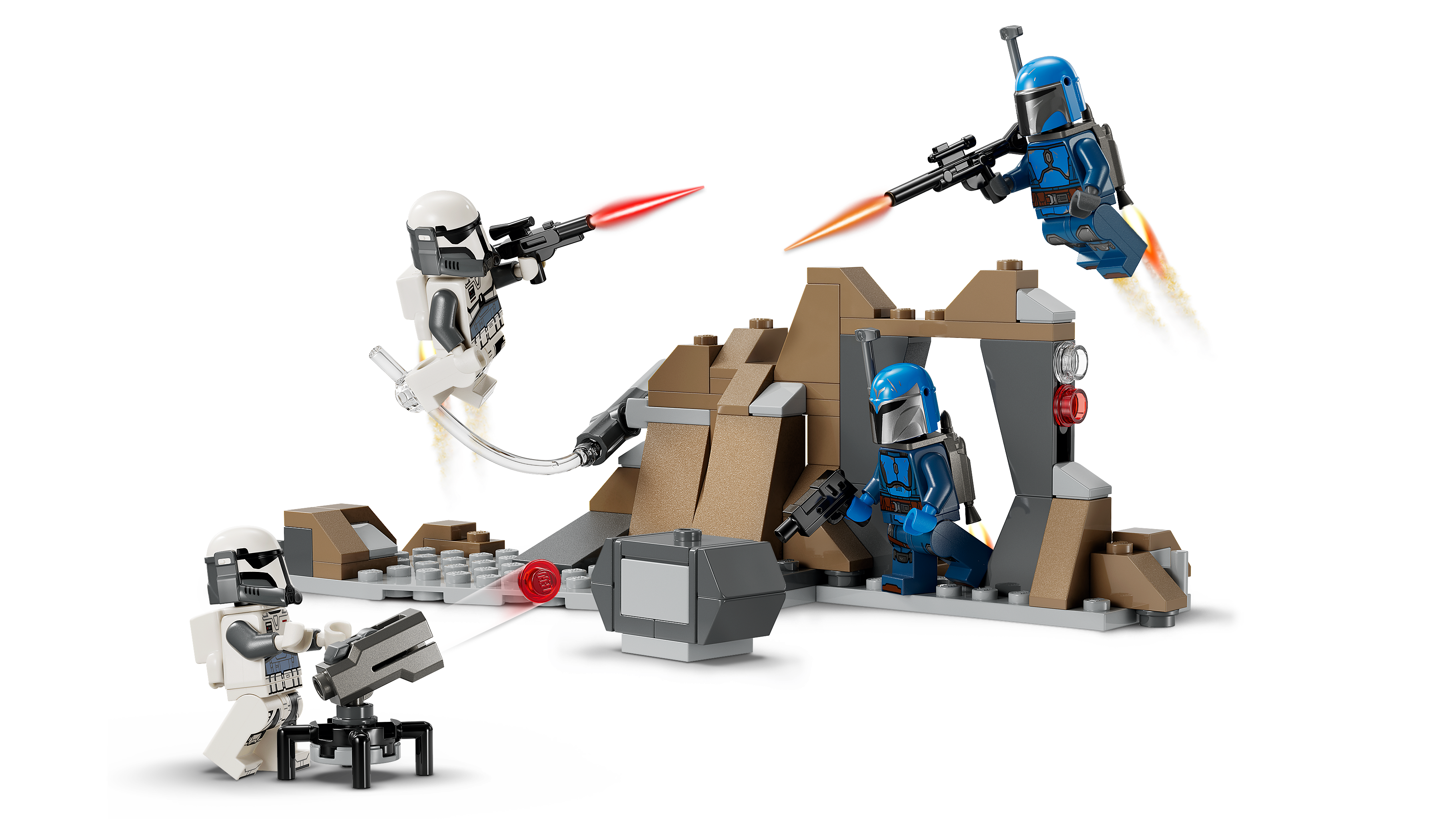 LEGO® Star Wars™ - Pachet de lupta Ambuscada pe Mandalore™ 75373, 109 piese