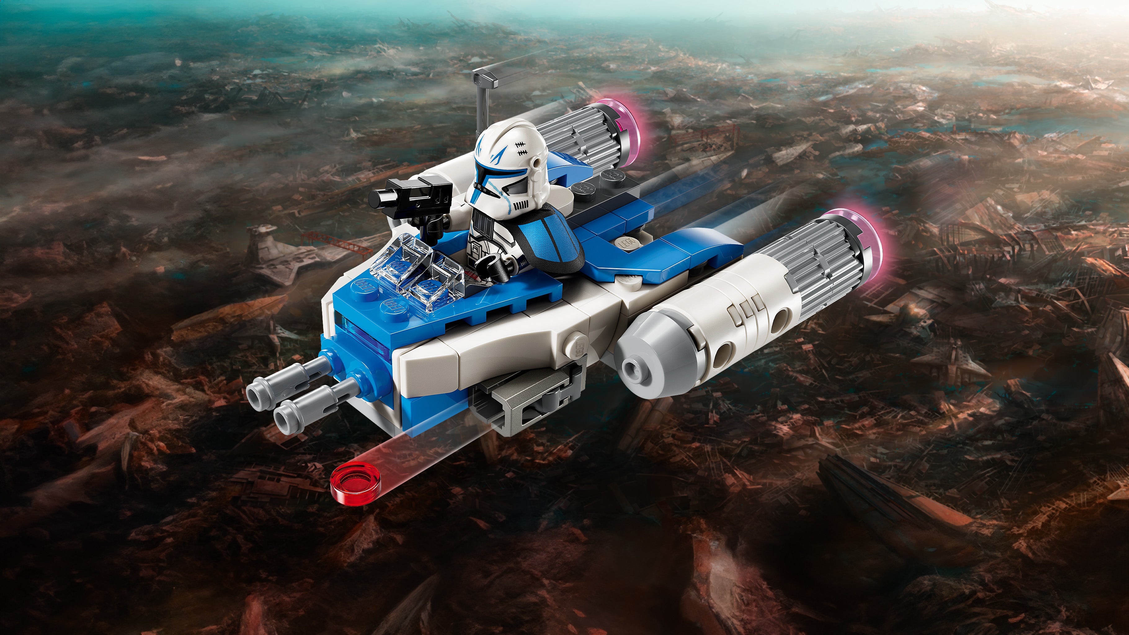 LEGO® Star Wars™ - Micronava de lupta Y-Wing™ a Capitanului Rex 75391, 99 piese