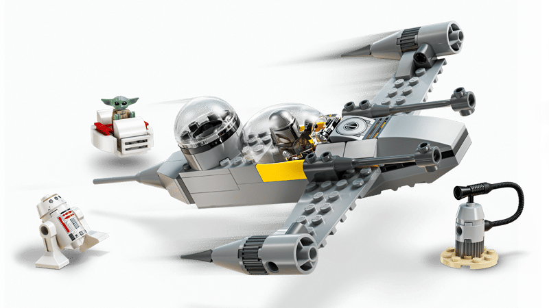 LEGO® Star Wars TM - Nava de lupta stelara N-1 a lui Mando si Grogu 75410, 92 piese