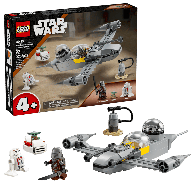 LEGO® Star Wars TM - Nava de lupta stelara N-1 a lui Mando si Grogu 75410, 92 piese