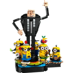 LEGO® Minions - Despicable Me - Gru si minionii din caramizi 75582, 839 piese