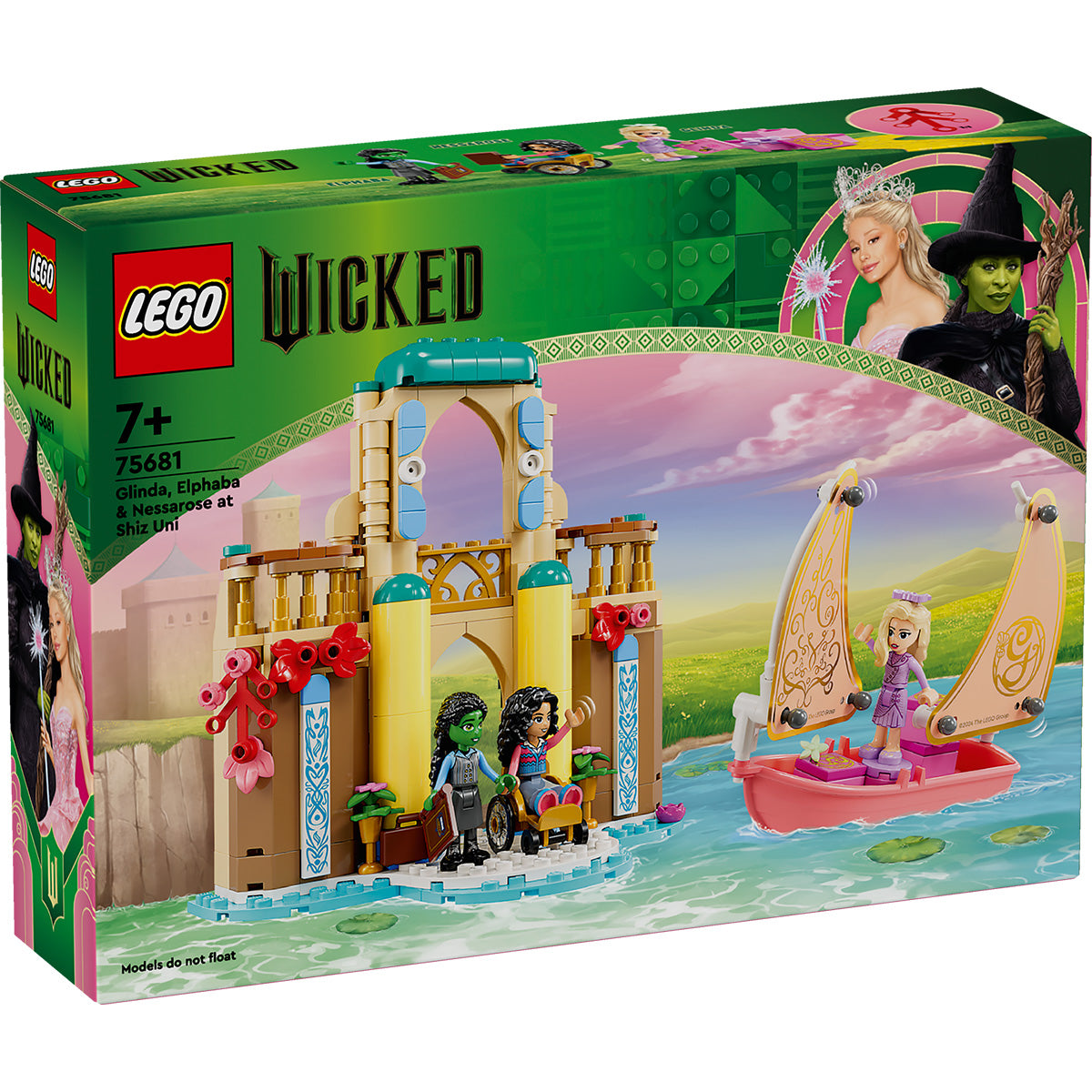 LEGO® Wicked - Glinda, Elphaba si Nessarose la Universitatea Shiz 75681, 304 piese