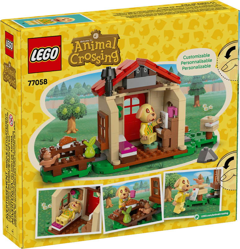 LEGO® Animal Crossing - Casa confortabila a lui Goldie 77058, 149 piese
