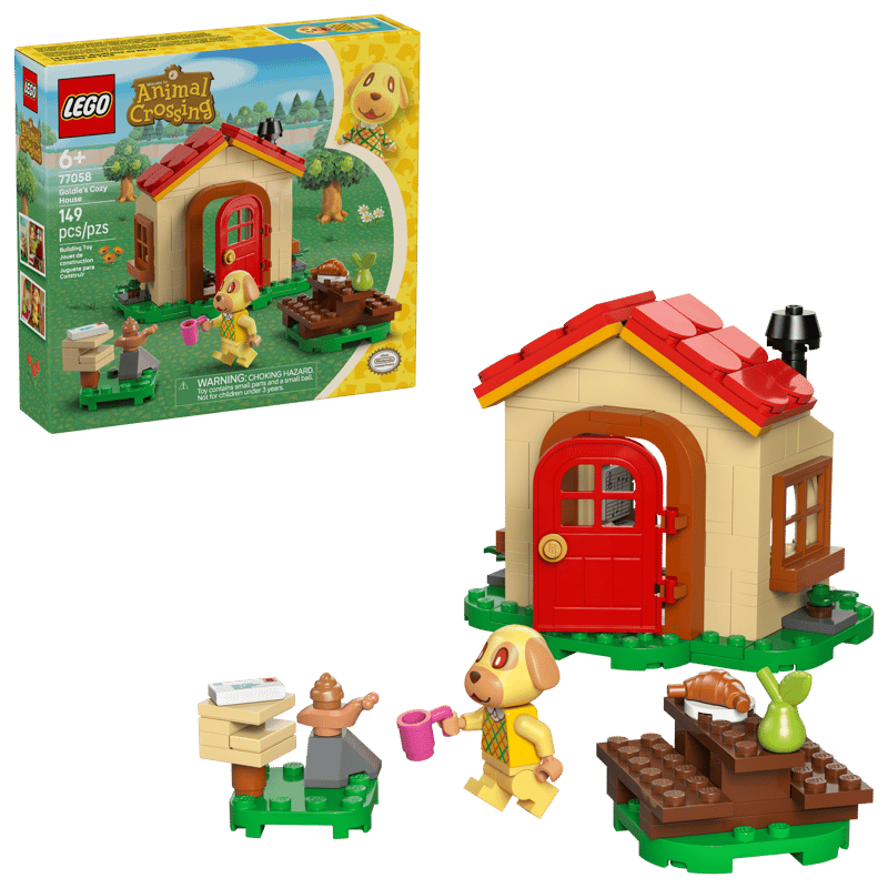LEGO® Animal Crossing - Casa confortabila a lui Goldie 77058, 149 piese