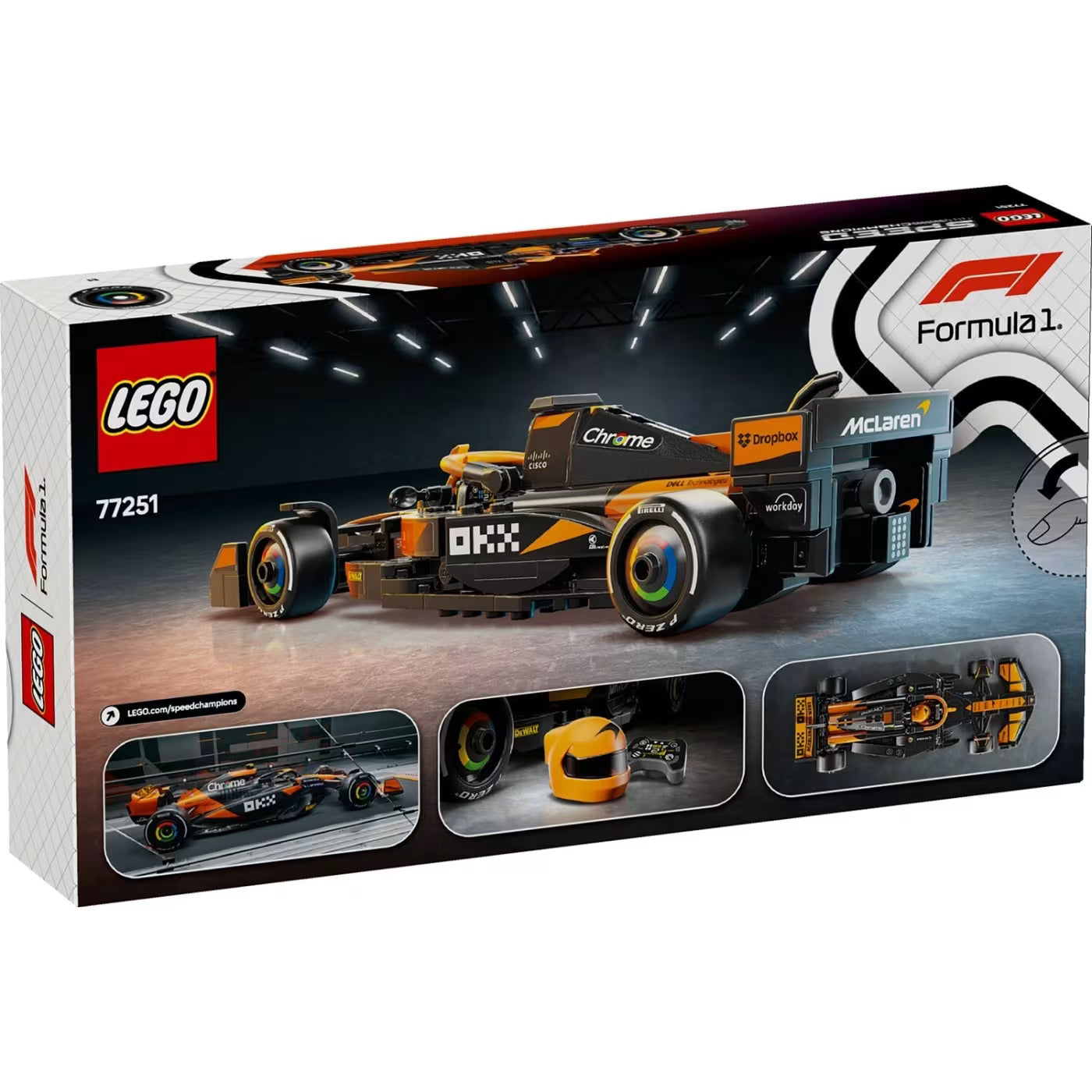 LEGO® Masina De Curse Mclaren F1 Team Mcl38 L77251