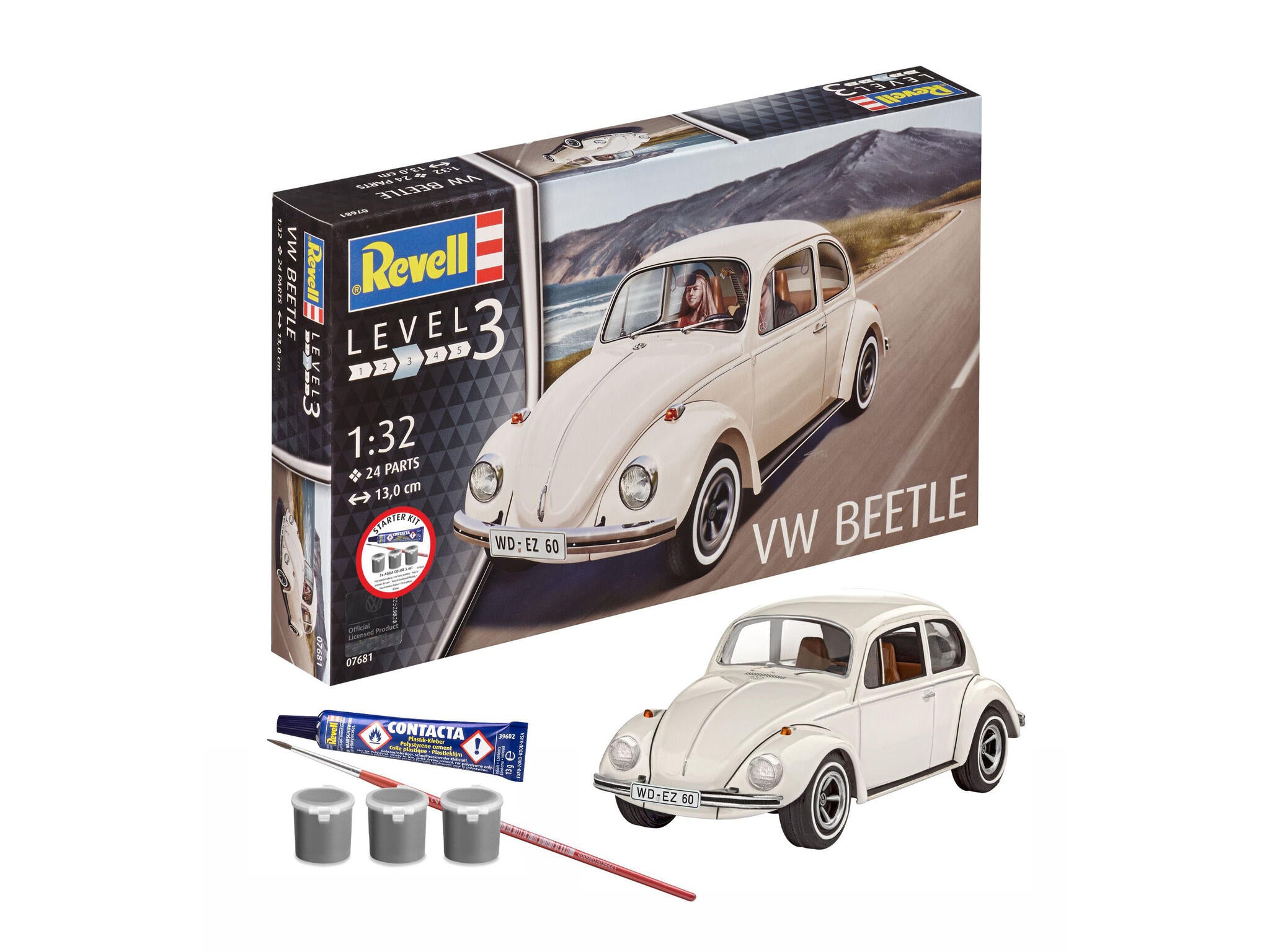 Set Macheta Revell Cu Accesorii De Baza Kit De Start Vw B Rev77681