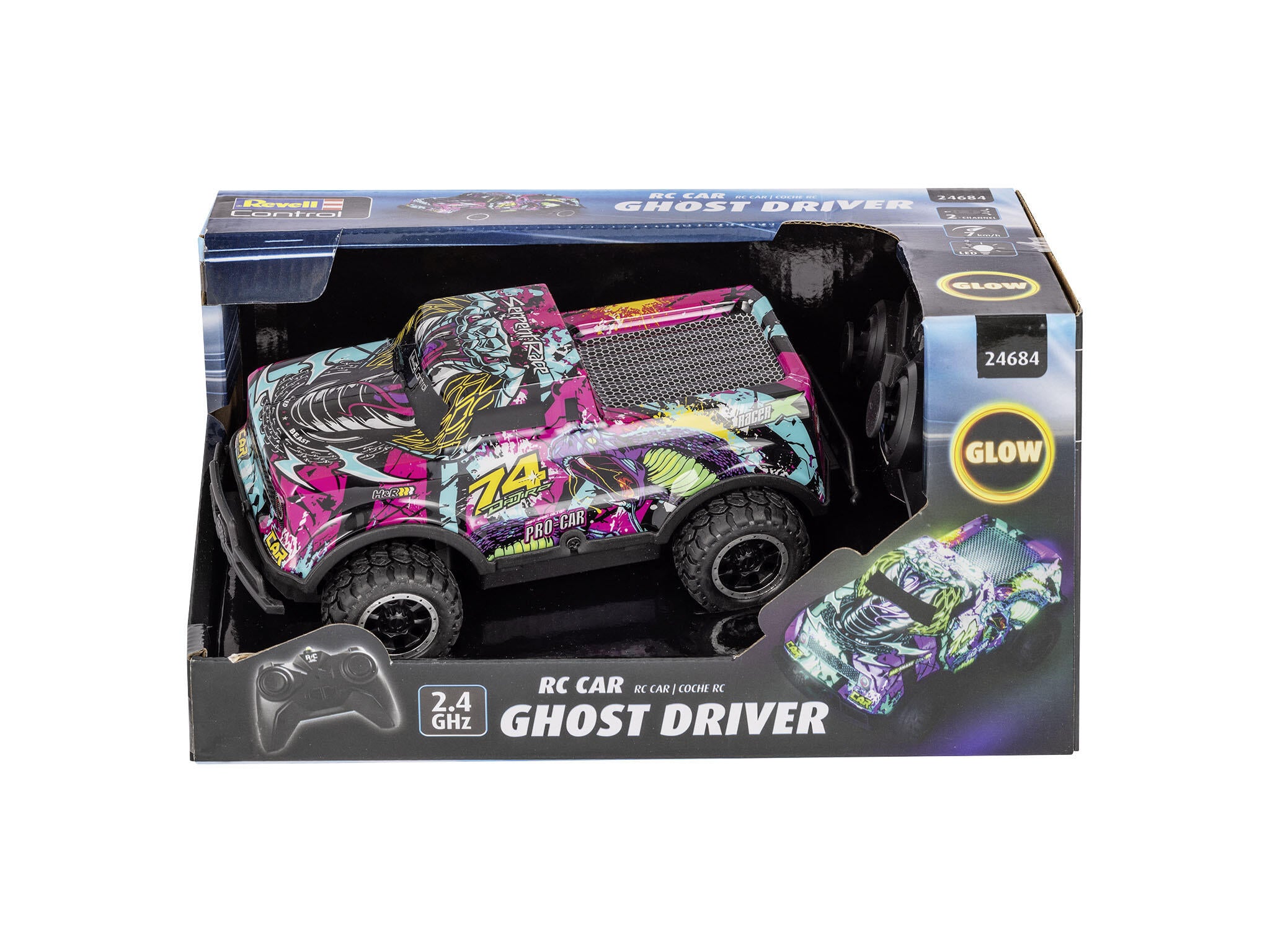 Revell Control Masina Rc Ghost Driver Mov Scara 1:22 Revrc24684