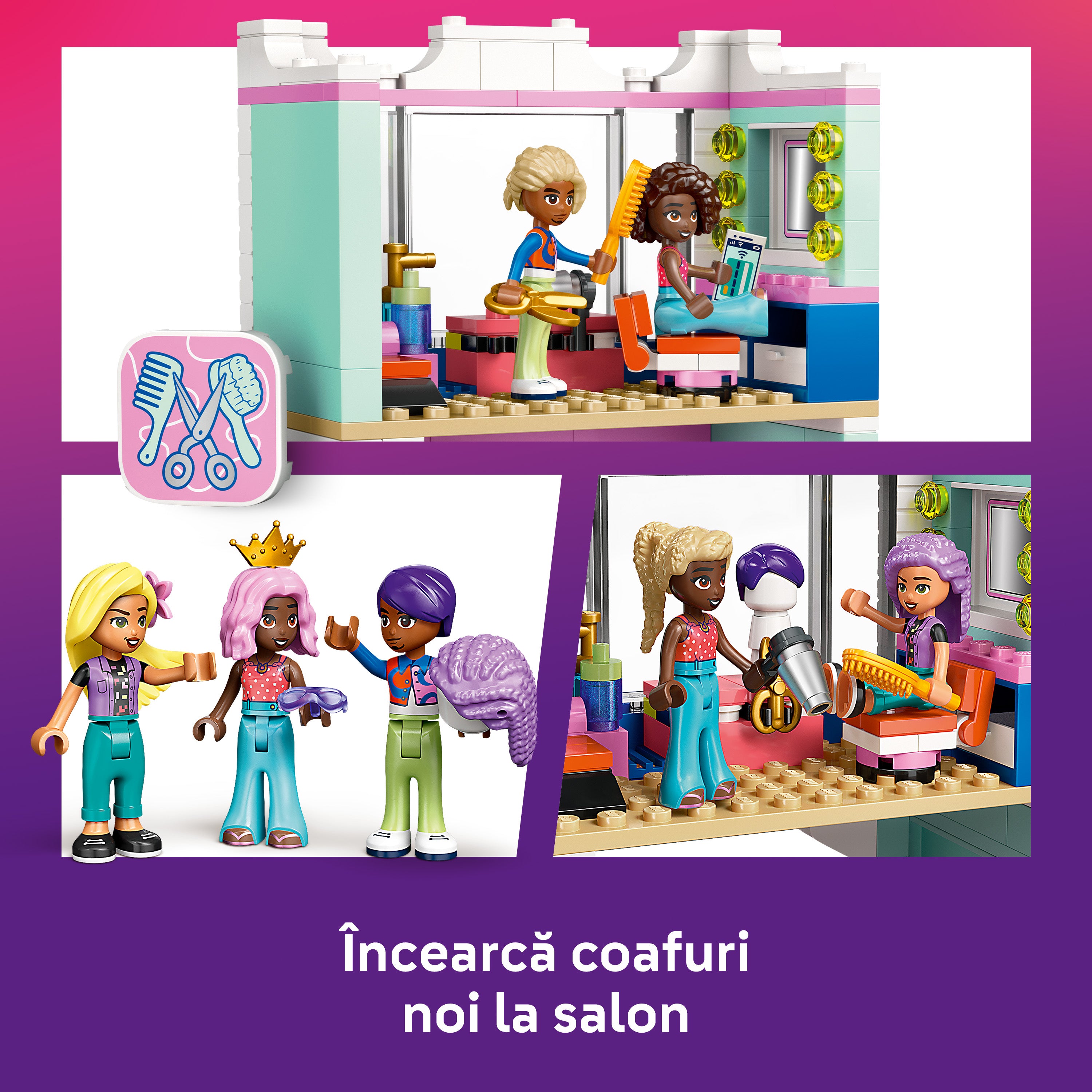 LEGO® Friends - Salon de coafura si magazin de accesorii 42662, 347 piese