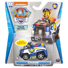 Masinuta cu figurina Paw Patrol True Metal, Chase SPM6053257-20121333