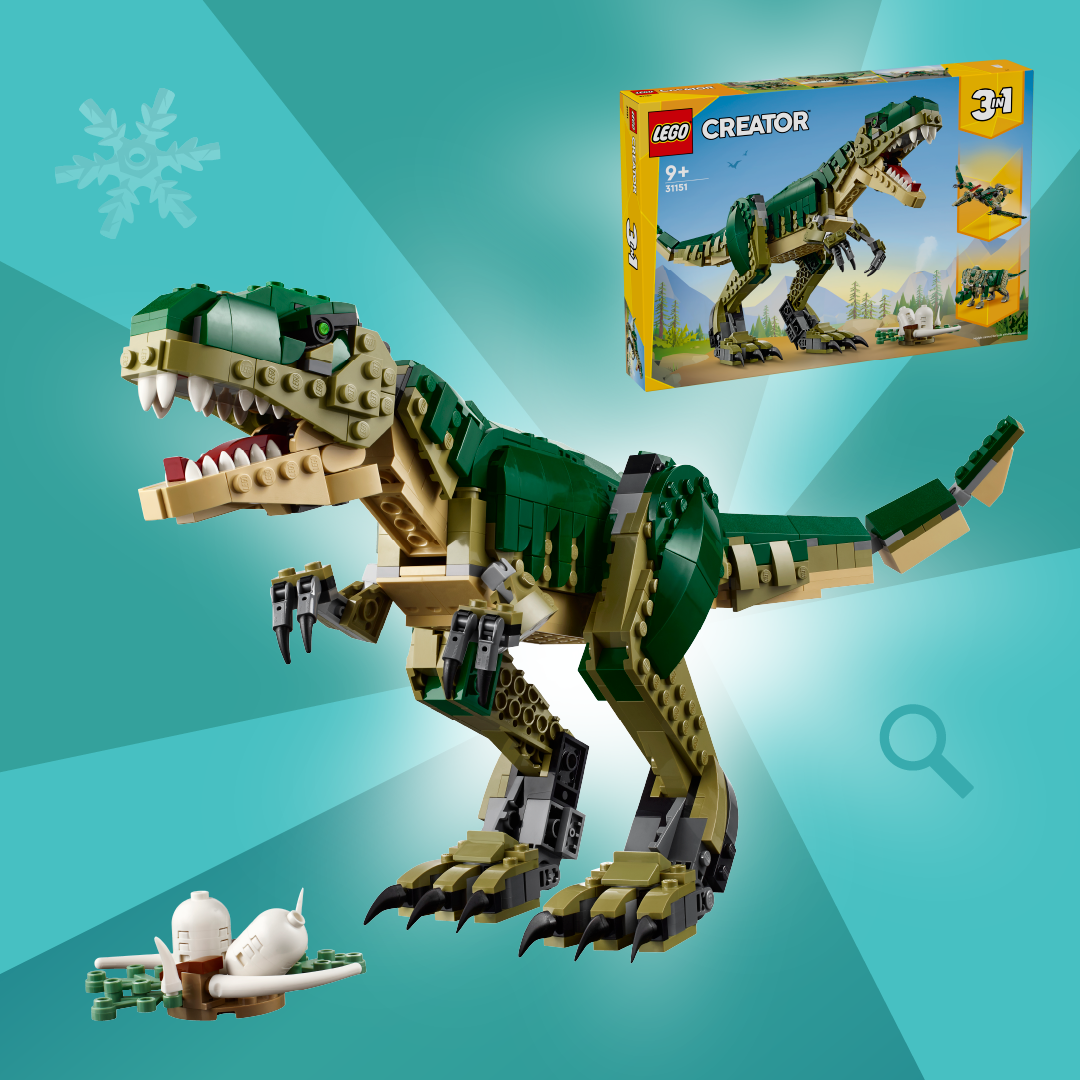 LEGO® Creator 3 in1 - T. Rex 31151, 626 piese