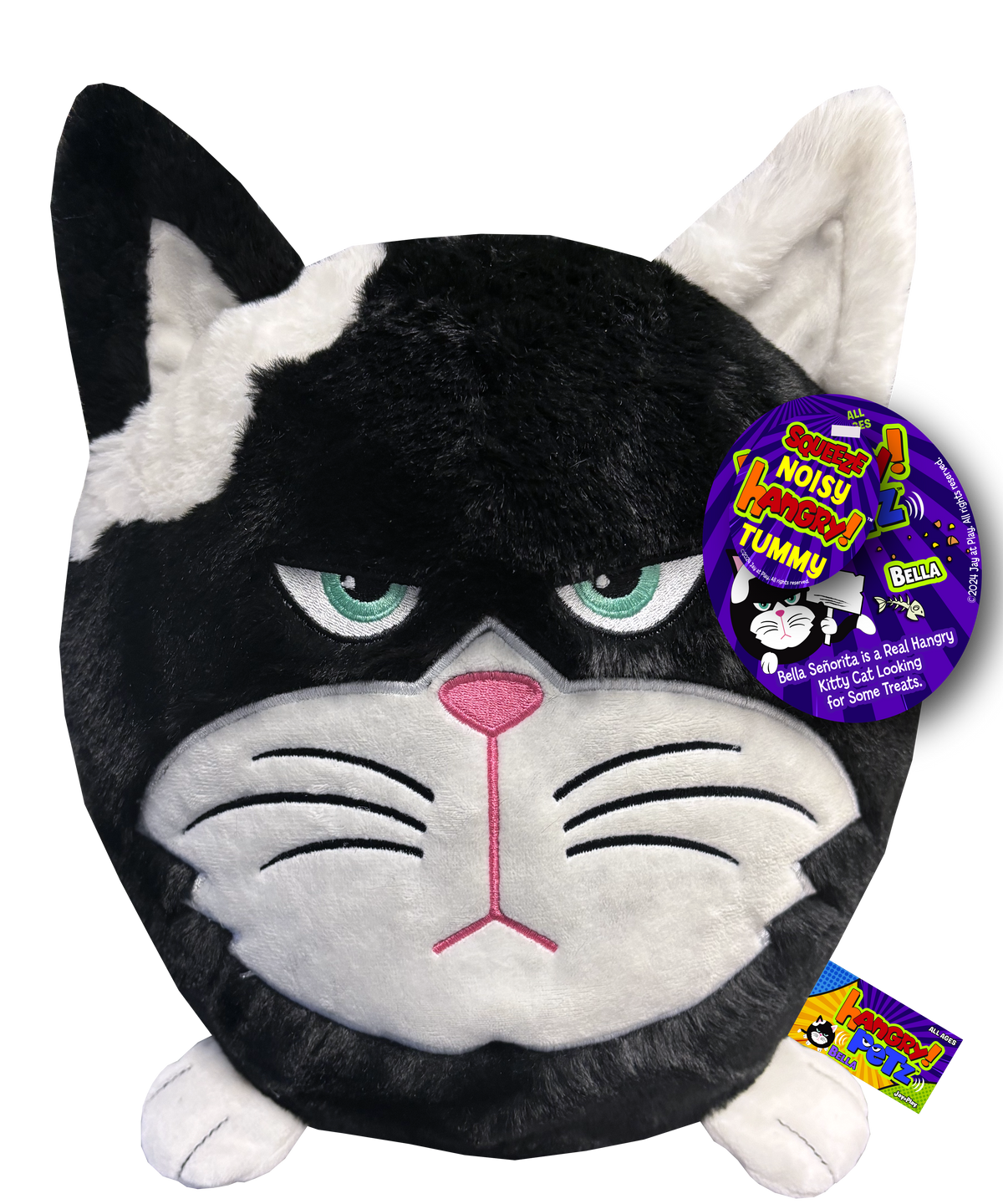 PLUS HANGRY PETZ 20 CM PISICA BELLA NEAGRA JAPHP5715-5716