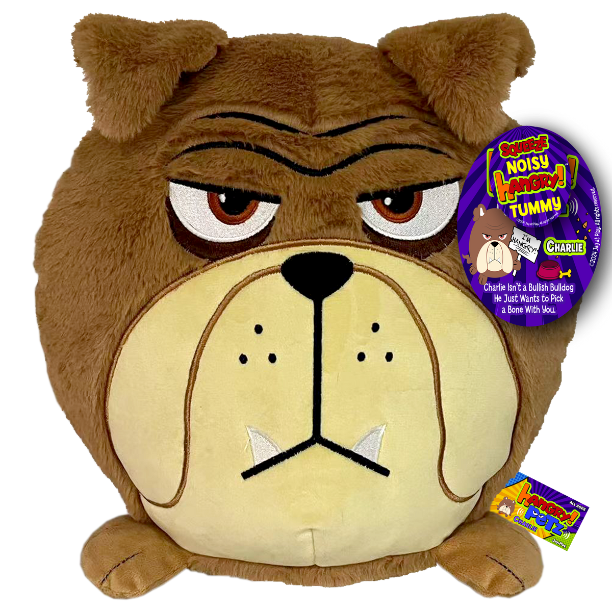 PLUS HANGRY PETS 20 CM CHARLIE BULLDOG JAPHP5715-5718