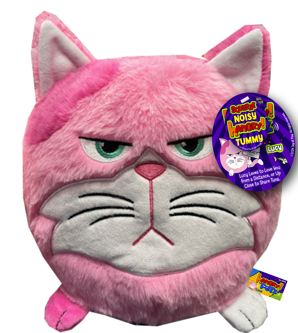 PLUS HANGRY PETS 20 CM LUCY PISICA ROZ JAPHP5715-5720