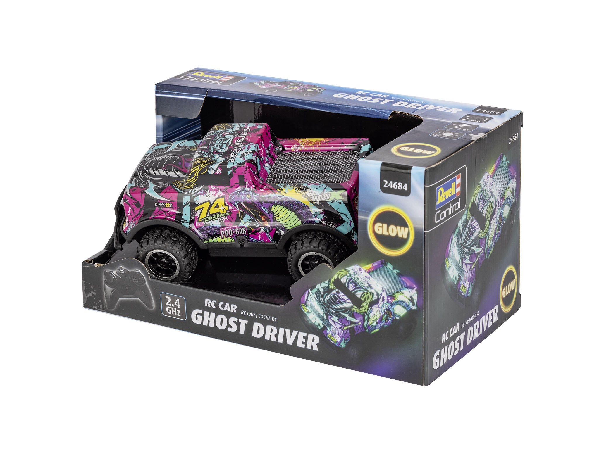 Revell Control Masina Rc Ghost Driver Mov Scara 1:22 Revrc24684