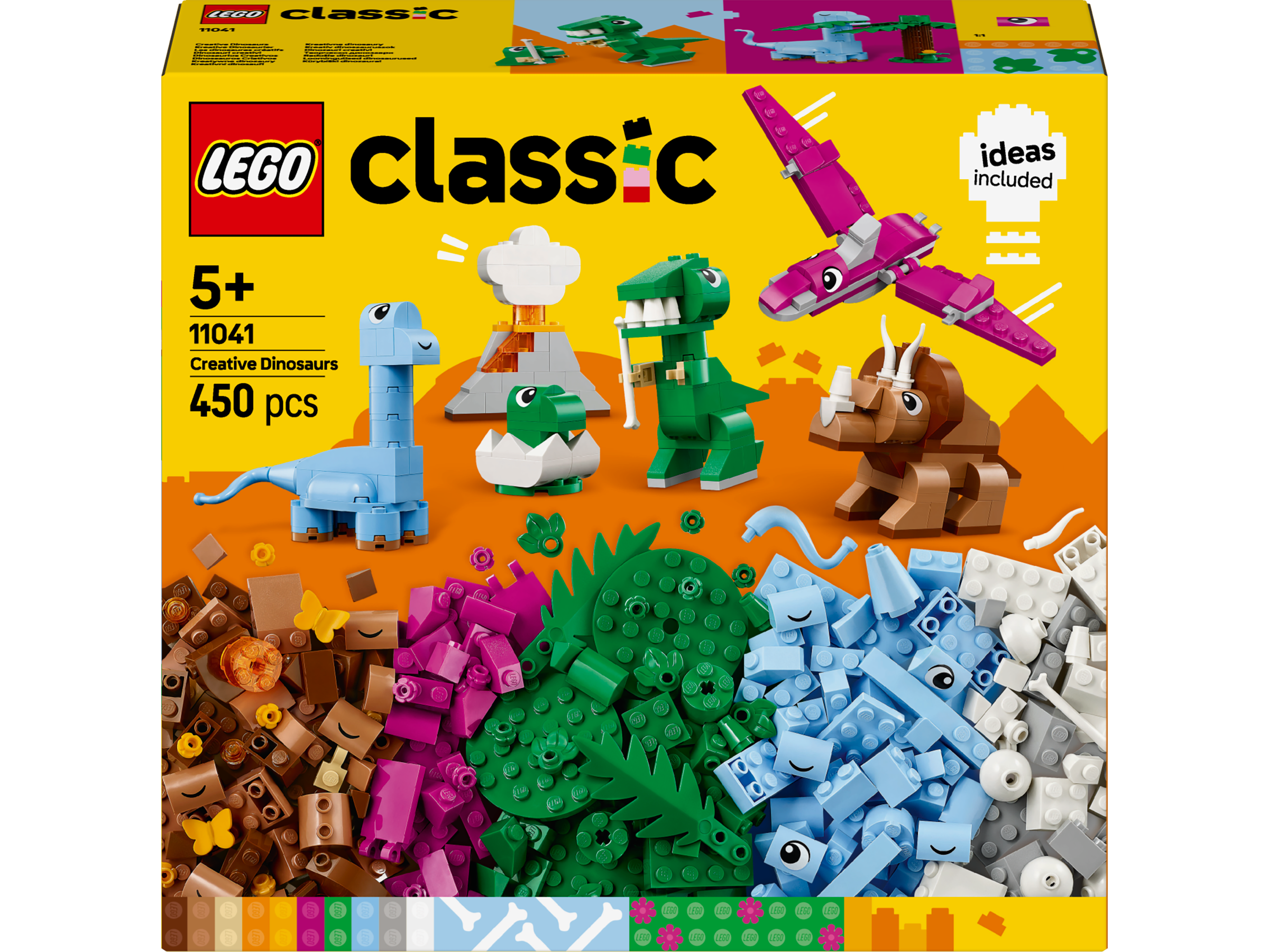 LEGO® Classic - Dinozauri creativi 11041, 450 piese