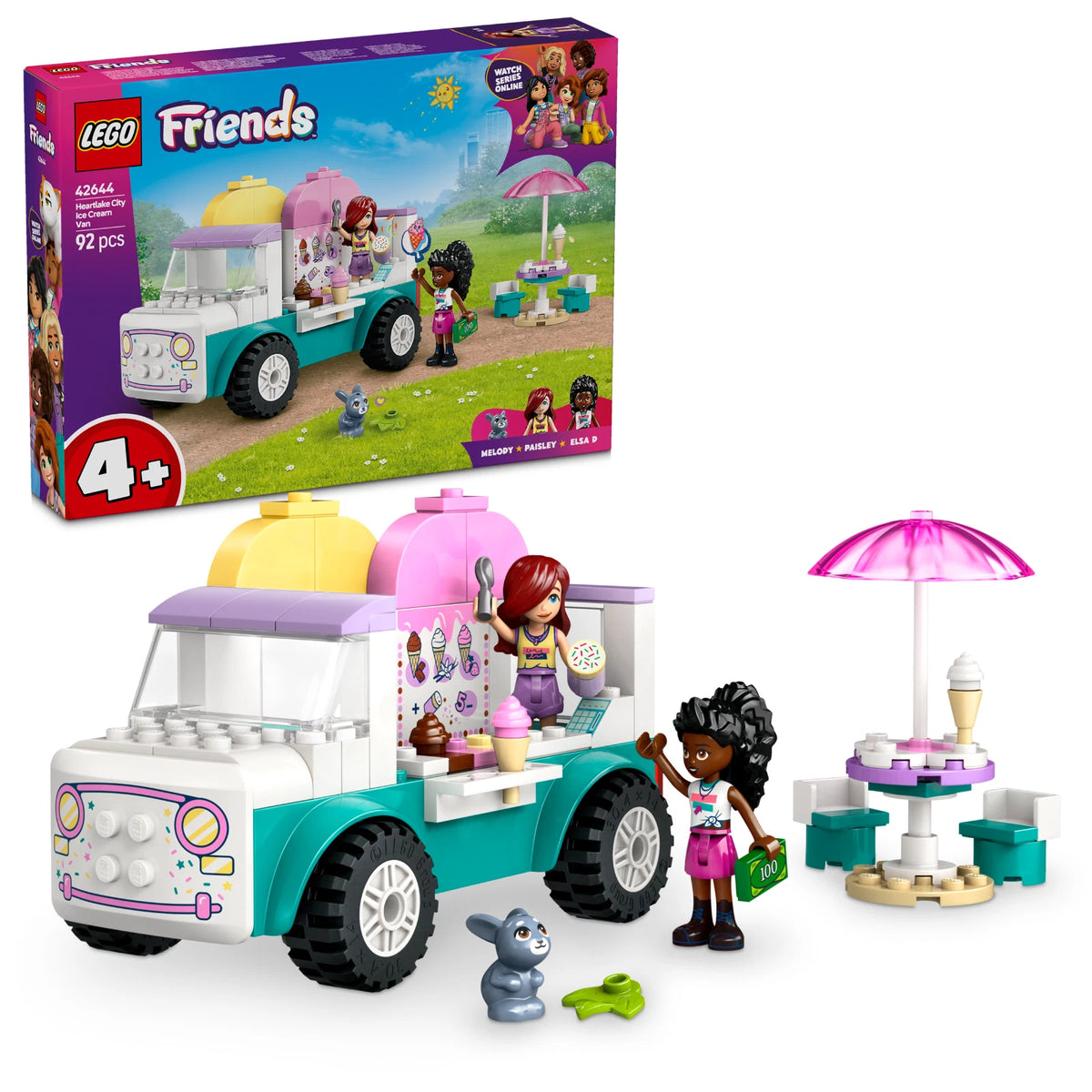 LEGO® Friends - Furgonetă De Înghețată În Orașul Heartlake
