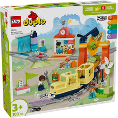 LEGO® DUPLO - Tren comunitar mare si interactiv 10428, 103 piese